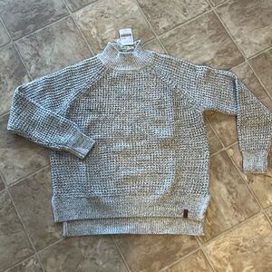 Roots Snowy Fox Mock Neck Sweater